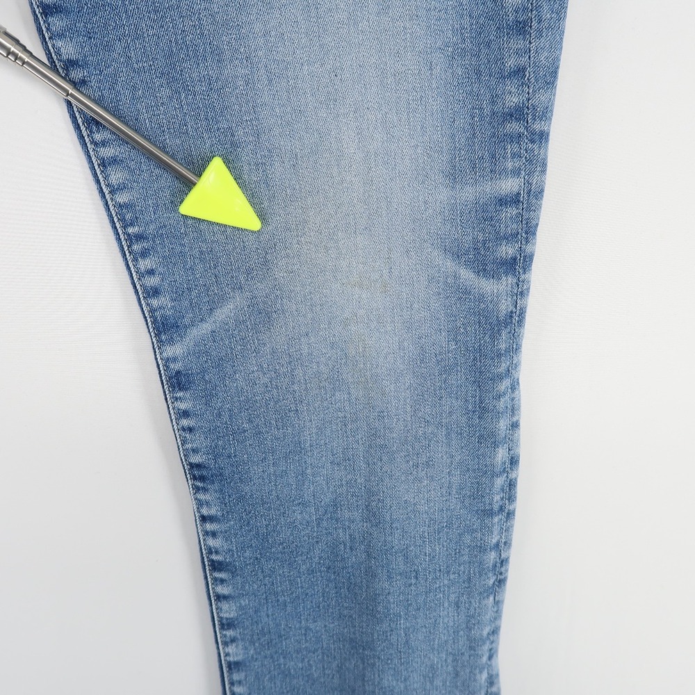 AG Mari Jeans Womens 31 Blue Crop High Rise Slim Straight Stretch - Picture 5 of 12